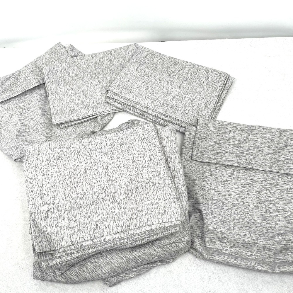 South Point Home Fashions Twin/Twin xl 6 Piece Sheet Set Gray Soft Dorm College